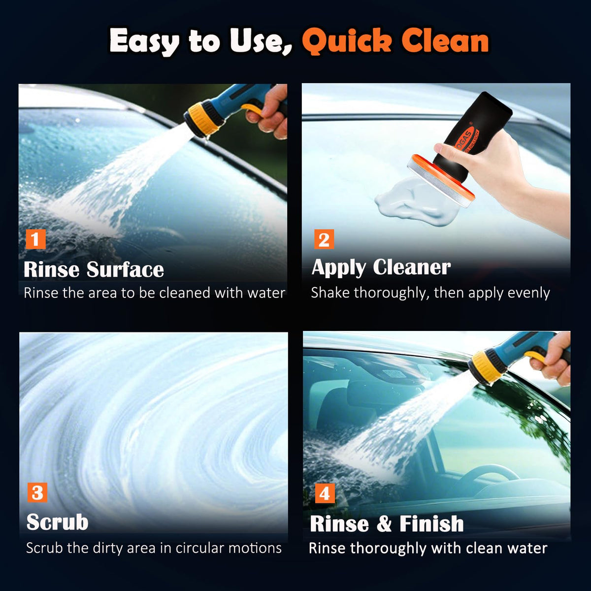 Car Glass Cleaner Remover Anti-Fog Coating - Adomarc™
